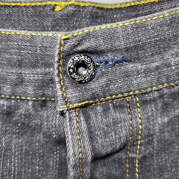 RMC Red Monkey Company Embroidered Jeans Martin Ksohoh Size 42 Statement Denim - Picture 7 of 11